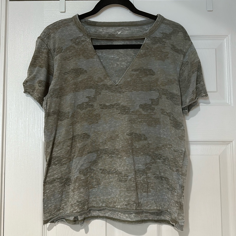 American Eagle Camo Tee